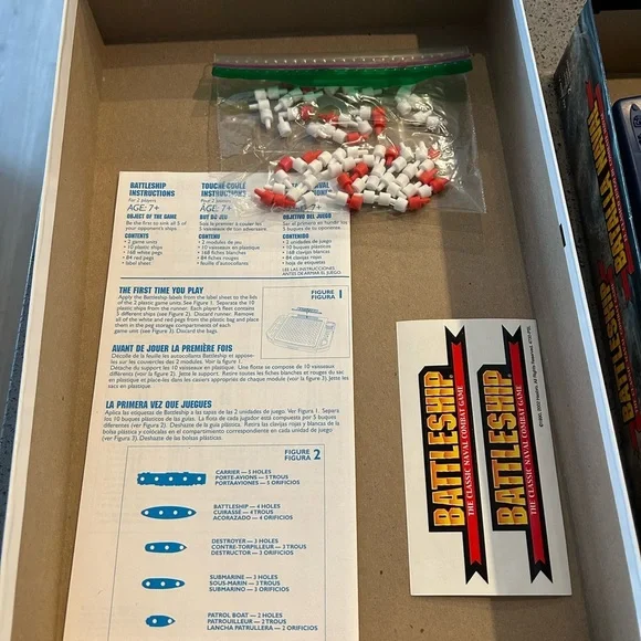 🧡5/$25🧡Battleship Board Game by - Picture 4 of 5